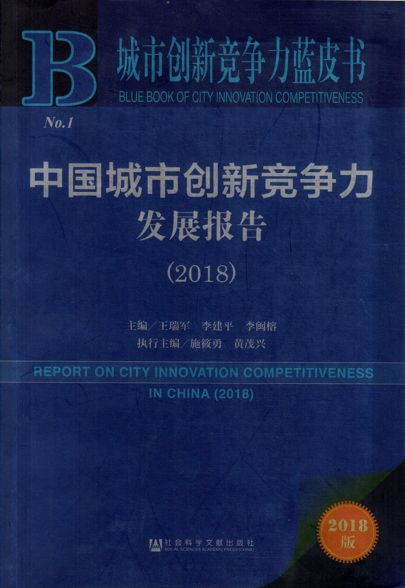 www.大雷、巨乳、鸡鸡中国城市创新竞争力发展报告（2018）